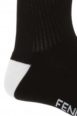 Logo-embroidered socks, zdjęcie 2 Logo-embroidered socks od Fendi
